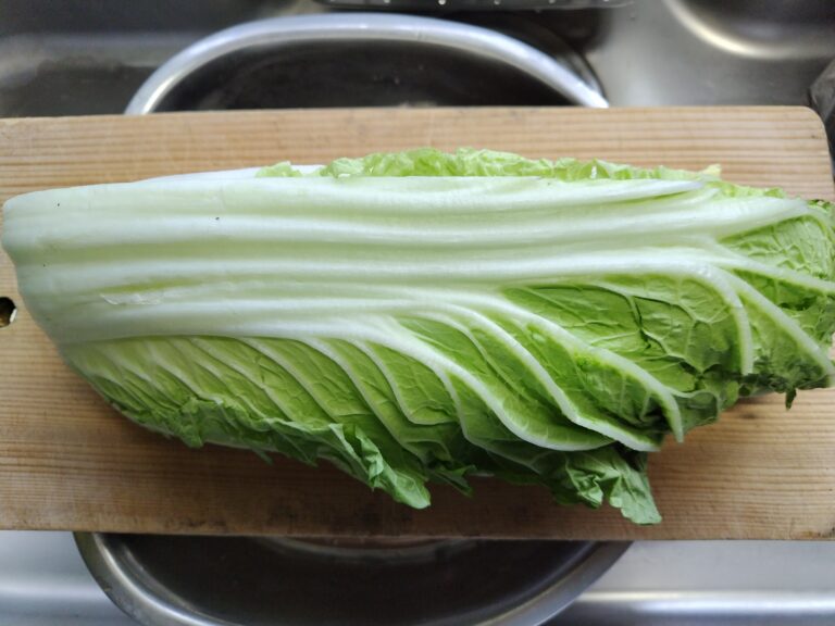 白菜　4分の1にカットされたもの