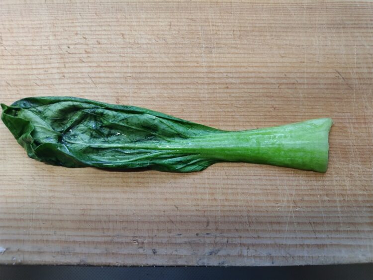 チンゲン菜の浅漬け