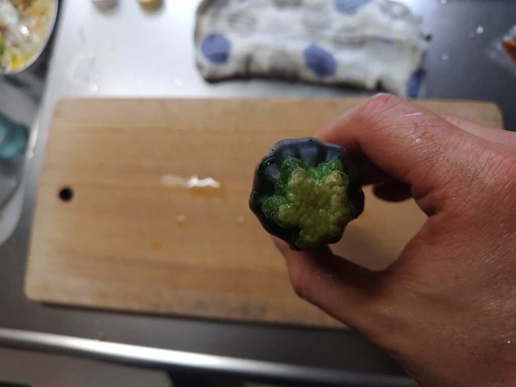 ズッキーニ 頭部