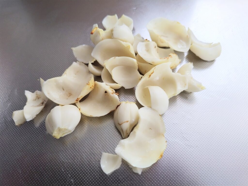 ゆり根　はがしたもの