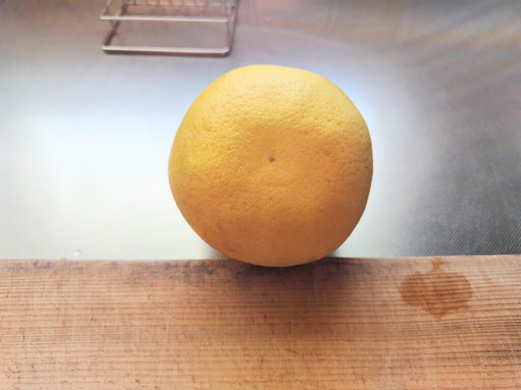 グレープフルーツ お尻側