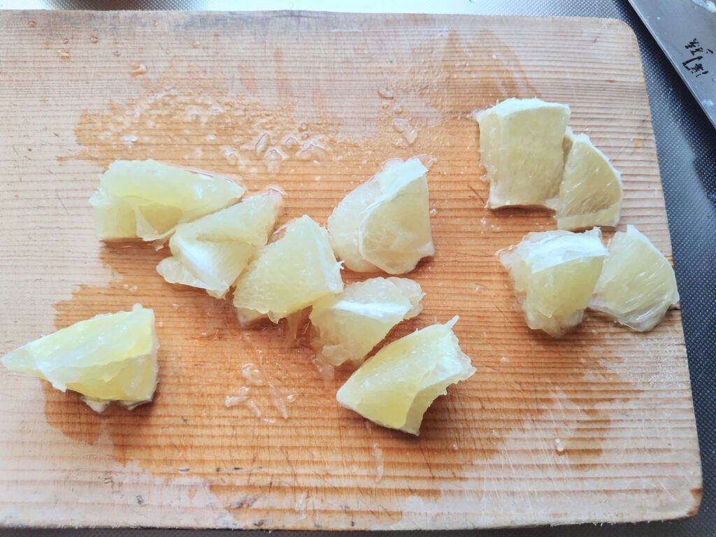 グレープフルーツ 小さく切ったもの