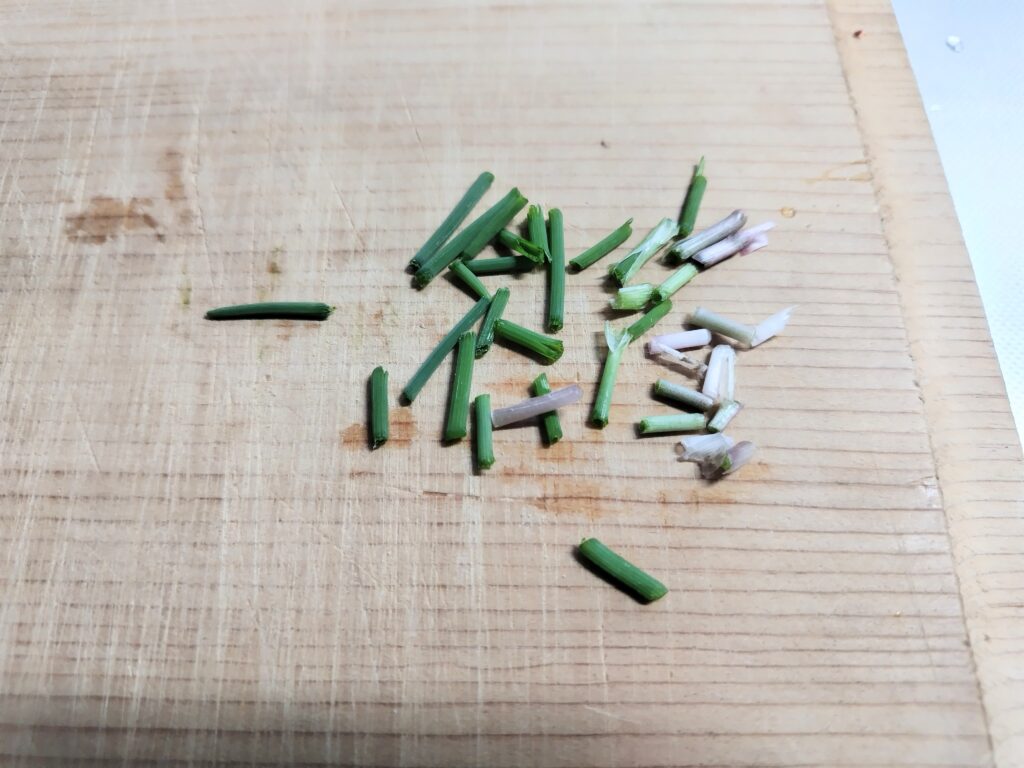 ノビル　刻んだもの